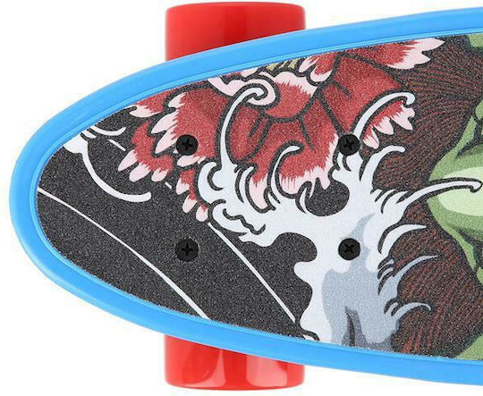 Nils Crude Dragon Komplett Penny Board Blau