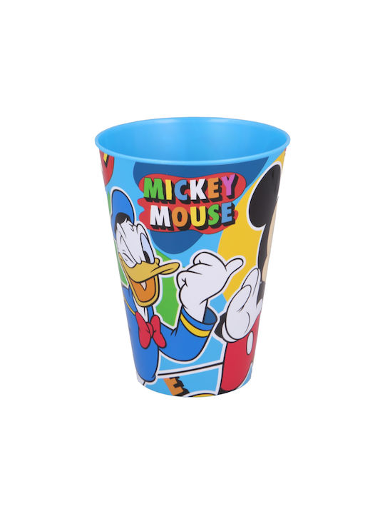 Stor Mickey Cool Summer Glass Water made of Plastic 430ml 1pcs