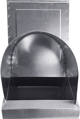 Biofan Galvanized Feeder for Dog Silver