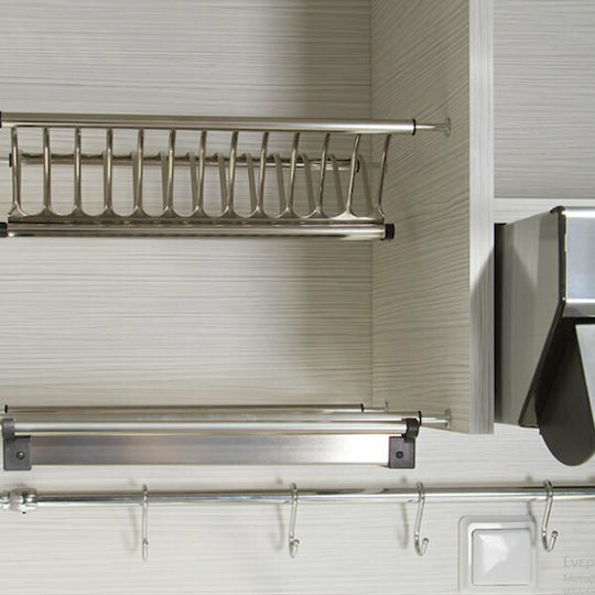 Silver Küchenzeile mit Links Spülbecken 125x65x209cm Eiche