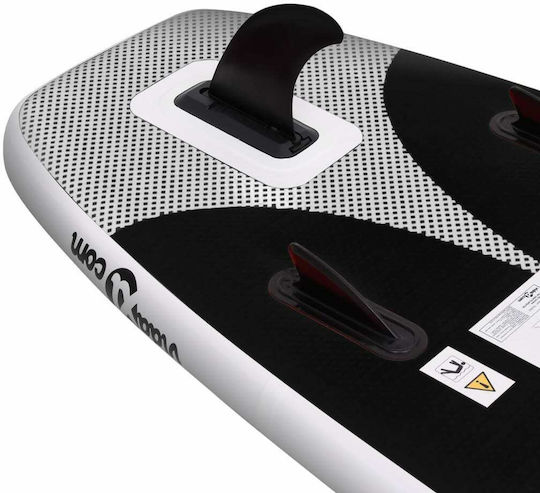 vidaXL Φουσκωτή Σανίδα SUP με Μήκος 3.3m Μαύρη