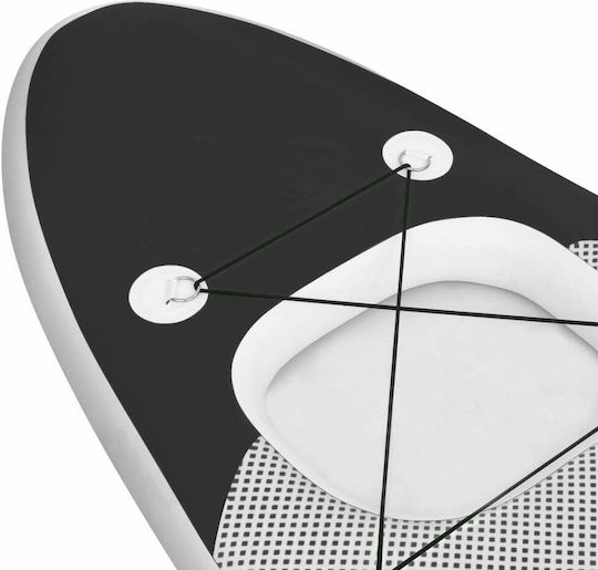 vidaXL Φουσκωτή Σανίδα SUP με Μήκος 3.6m Μαύρη