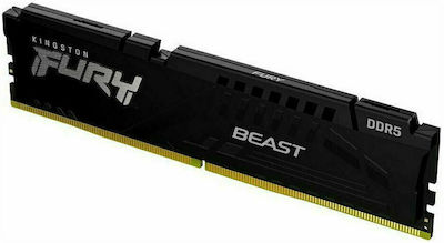 Kingston Fury Beast 16GB DDR5 RAM with 2 Modules (2x8GB) and 5200 Speed for Desktop