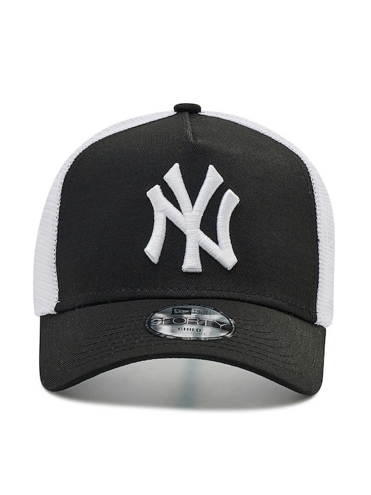 New Era Παιδικό Καπέλο Jockey Υφασμάτινο New York Yankees Μαύρο