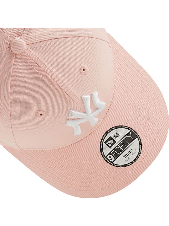 New Era Детска Шапка С Козирка Текстил New York Yankees Розова