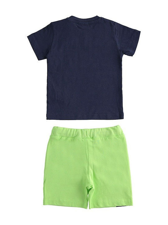 iDO Kinder Set mit Shorts Sommer 2Stück Marineblau