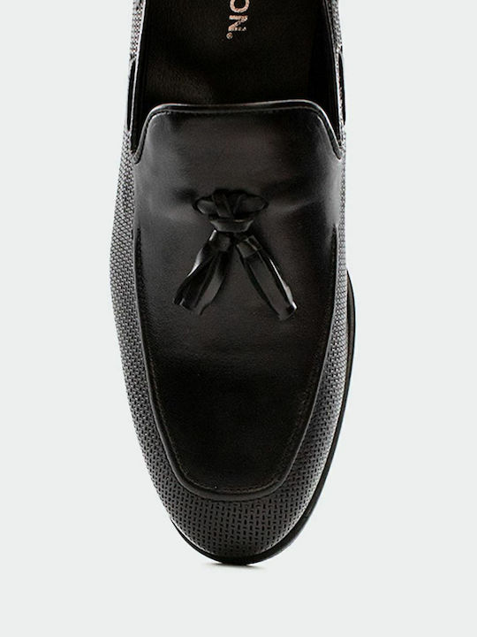 Men's Leather Moccasins Black