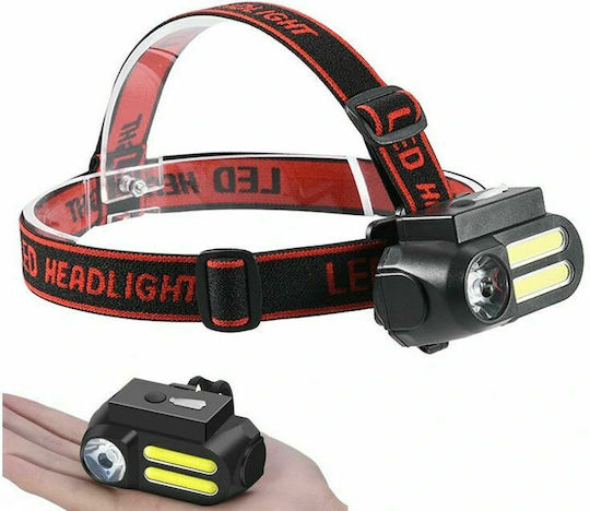 Rechargeable Headlamp LED Dual Function with Maximum Brightness 650lm BL-611 Black