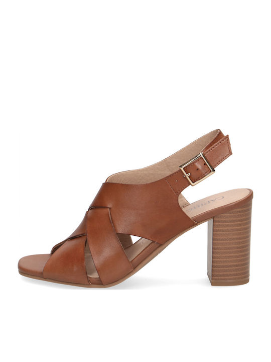 Leder Sandalen Anatomisch Cognac