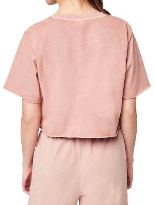 Ellesse Celesi Women's Athletic Crop Top Short Sleeve Pink