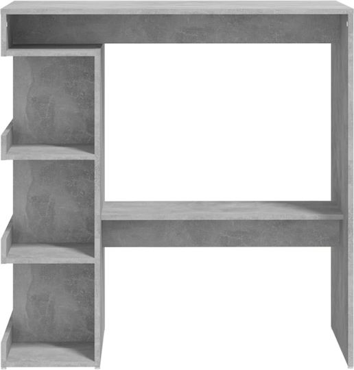 Table Bar Wooden Gri 100x50x101.5cm