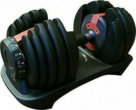Luxury Fitness Adjustable Dumbbell 1x24kg with Stand