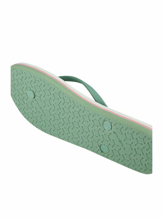 Profile Graphic Women's Flip Flops Green