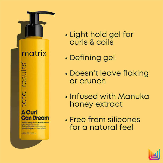 Matrix Total Results A Curl Can Dream Manuka Honey Infused Conditioner Ενυδάτωσης για Σγουρά Μαλλιά 500ml