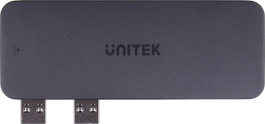 Unitek Θήκη για Σκληρό Δίσκο M.2 SATA III με σύνδεση 2x USB 3.2
