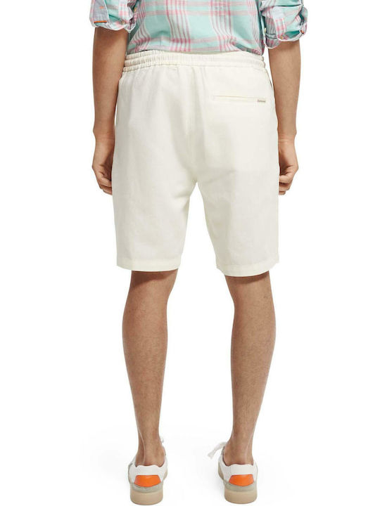 Scotch & Soda Men's Athletic Shorts White