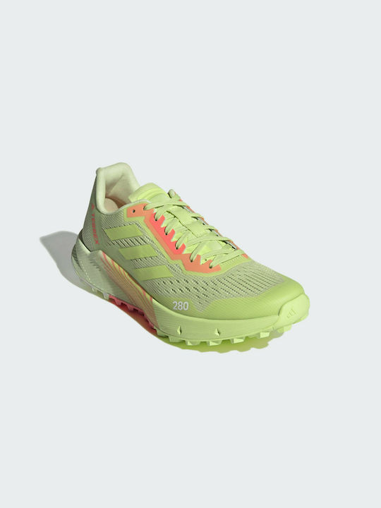 Terrex Agravic Flow 2.0 Дамски Спортни обувки Планинско бягане Почти Лайм / Pulse Lime / Turbo
