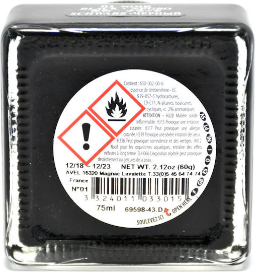Saphir Creme 1925 Dye for Leather Shoes Black 50gr