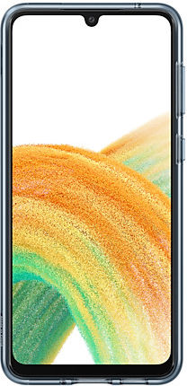 Samsung Slim Strap Cover Back Cover Plastic / Silicone Black (Galaxy A33 5G)