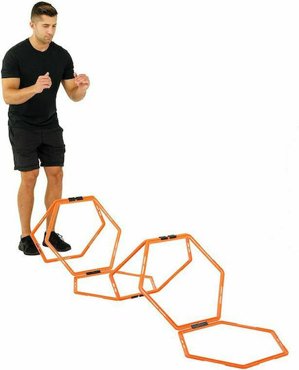 Yakimasport Hexa Hoops Combined Coordination Wheels 6τμχ in Orange Color