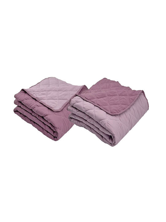 Ankor Cuvertură Single Microfibra Purple / Lila 160x240cm