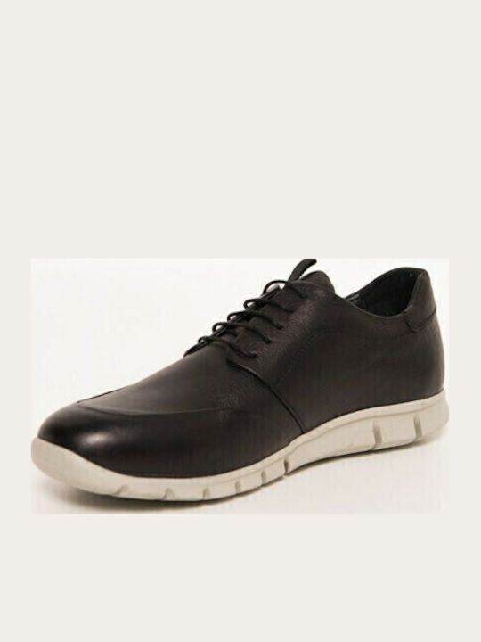 77140 Men's Anatomic Leather Casual Shoes Black