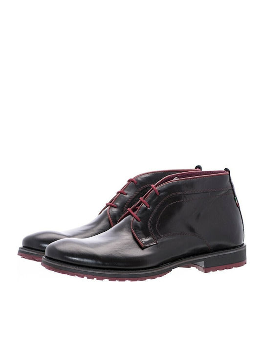 Leder Herrenstiefel Schwarz