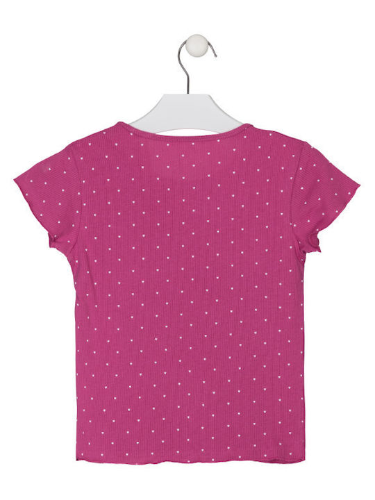 Kinderoberteile T-Shirts Lila