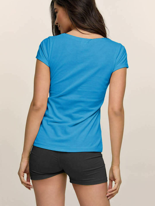 Bodymove Feminin Tricou Turcoaz