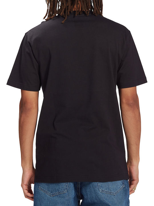 DC Square Star Fill Men's Short Sleeve T-shirt Black