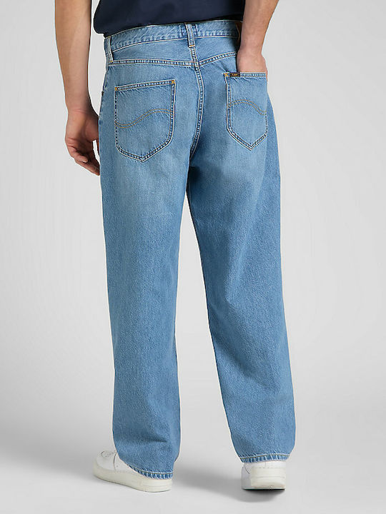 Lee Asher Men's Denim Pants in Loose Fit Blue