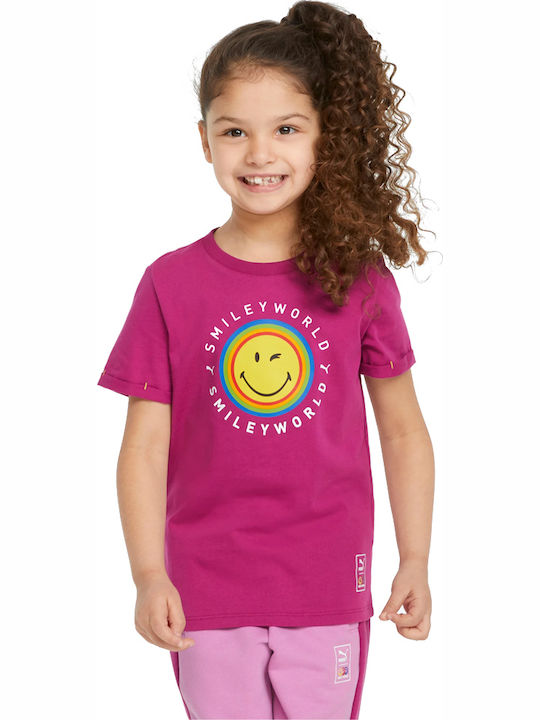 PUMA T-shirt Φούξια