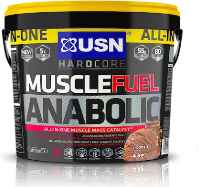 USN Hardcore Muscle Fuel Anabolic cu Aromă de Ciocolată 4kg