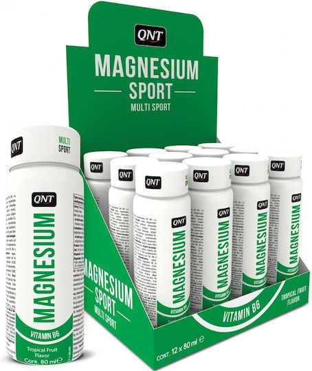 QNT Magnesium & Vitamin B6 12 x 12 x 6ml Tropical Fruit