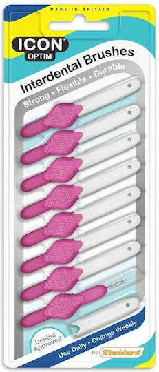 Stoddard Dental Icon Interdental Brushes 0.4mm Pink 8pcs