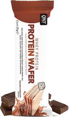 QNT Protein Wafer Bar with 32% Protein & Flavor Belgian Chocolate 35gr