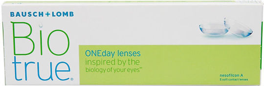 Bausch & Lomb Biotrue OneDay 30 Daily Contact Lenses Hydrogel with UV Protection