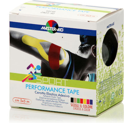 Master Aid Performance Tape Verband 5cm x 5m Schwarz