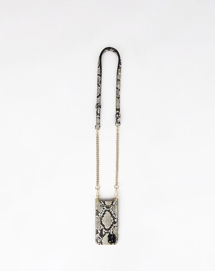iDeal Of Sweden Atelier Umschlag Rückseite Synthetisches Leder mit Band Desert Python (XS/X)