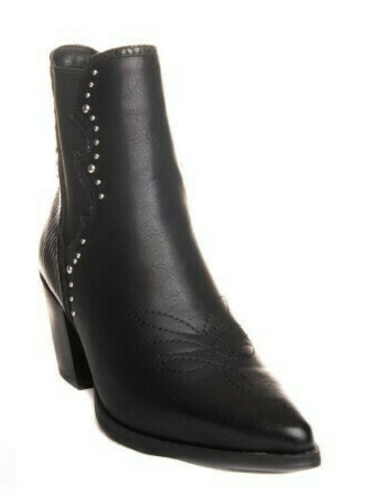 Maria Mare 62798 Women's Chelsea Boots with Medium Heel Black 62798-c50369