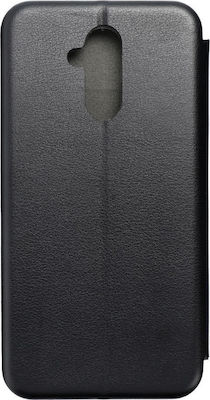 Forcell Elegance Carte Piele artificială Black (Huawei Mate 20 Lite)