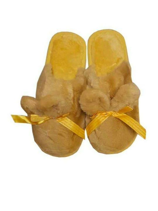 Fengi 58505 Women's Slipper In Yellow Colour