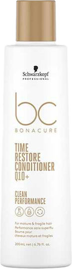 Schwarzkopf Bc Bonacure Time Restore Q10+ Conditioner Reconstruction/Nourishment for All Hair Types 200ml