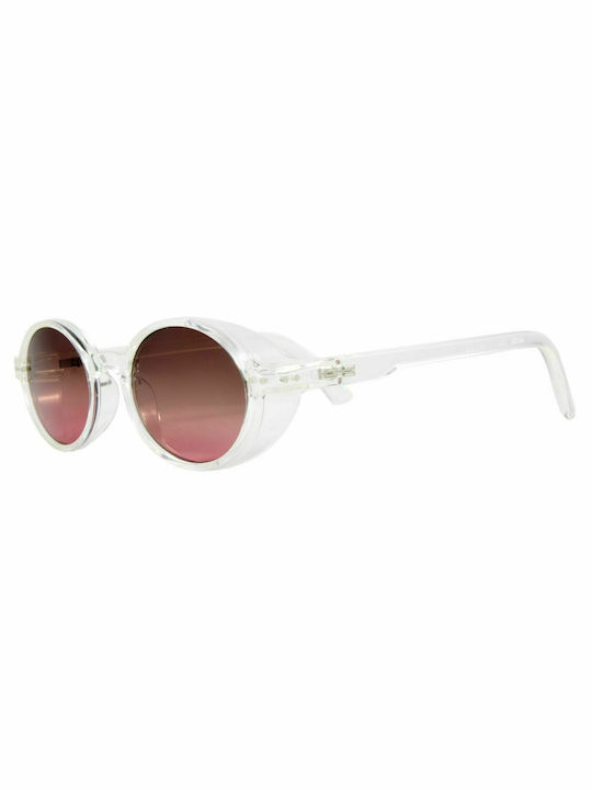 Sun's Good The Oval Sunglasses with Transparent Plastic Frame SG20C010