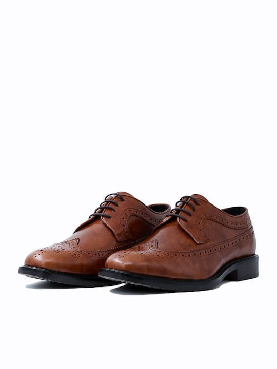 Men's Leather Oxfords Tabac Brown