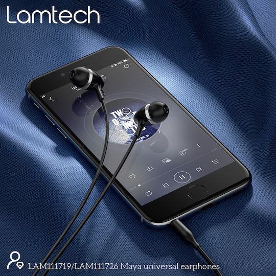 Lamtech Fashionable In-ear Handsfree με Βύσμα 3.5mm Μαύρο