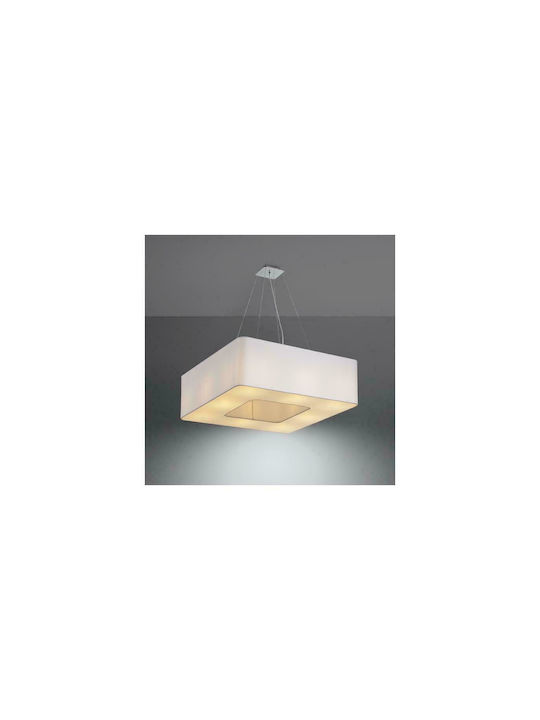 Sollux Urano 60 Pendant Chandelier for 8 Bulbs E27 White