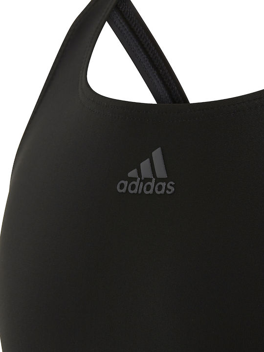 adidas 3-Stripes Kids Swimwear One-Piece Black
