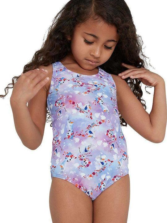 Speedo Olaf Παιδικό Μαγιό Ολόσωμο Λιλά