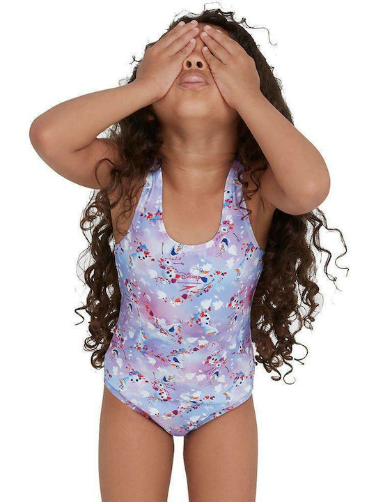 Speedo Olaf Παιδικό Μαγιό Ολόσωμο Λιλά